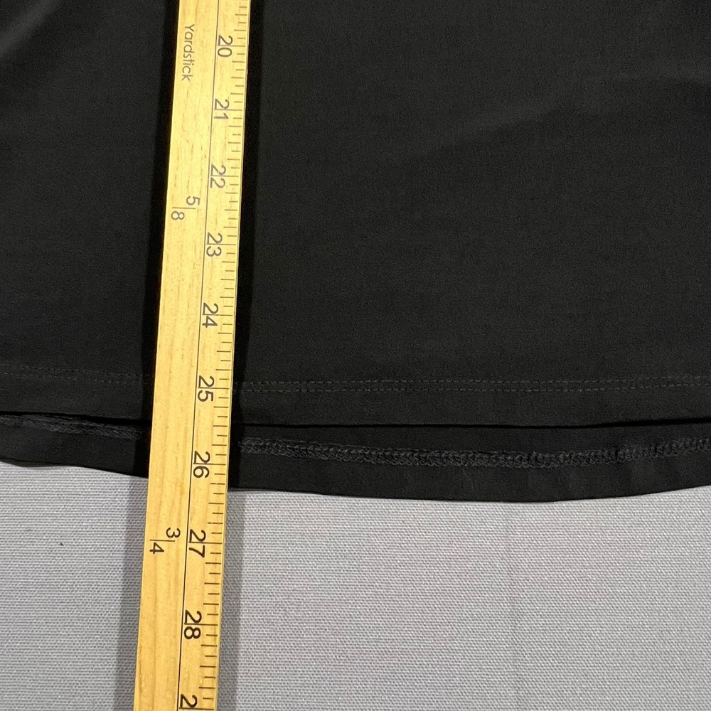 Calvin Klein Halter Top Tank Ruffle Contrast Piping Black White Women's M NWT‎ - Picture 9 of 11